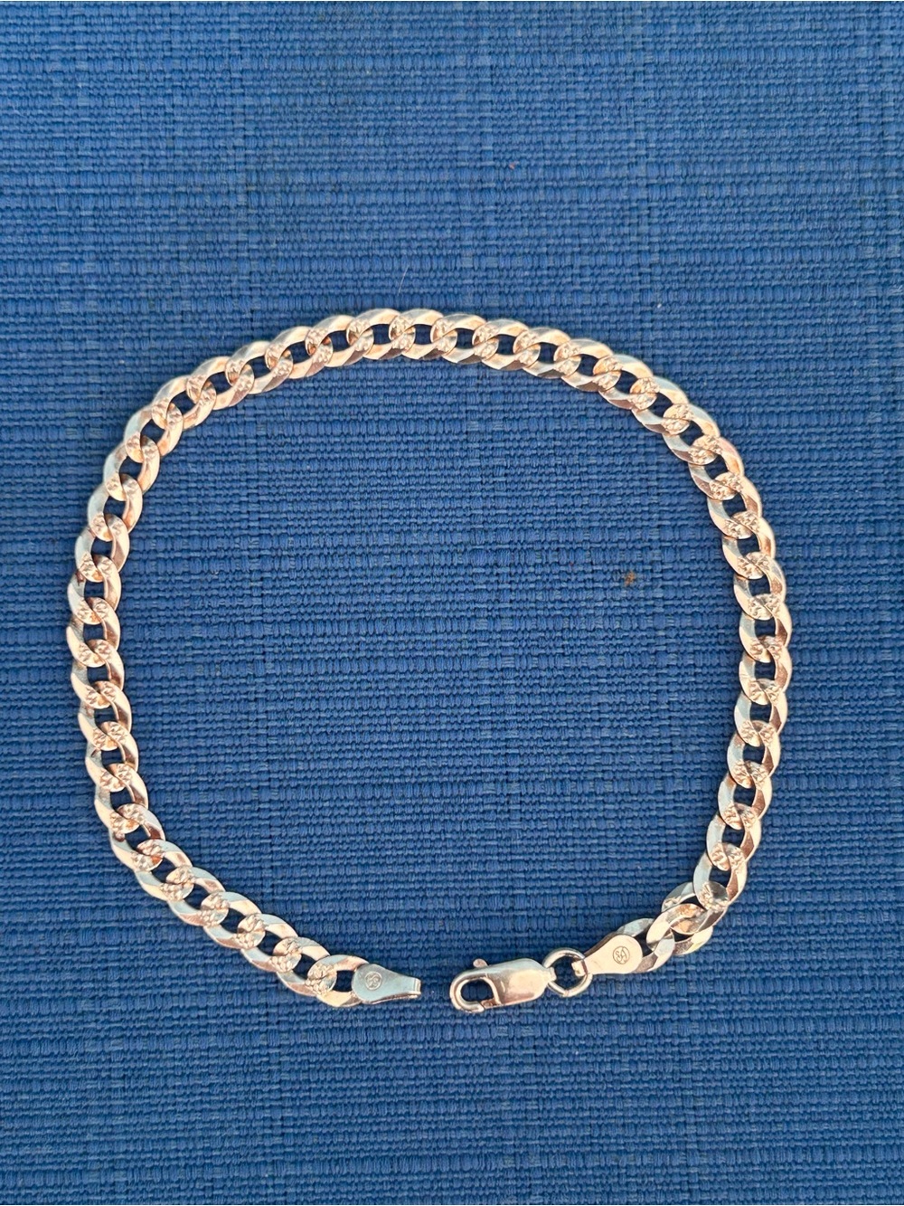 Classic Silver 925 Curb Chain Bracelet - unisex